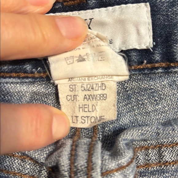 Armani Exchange Women’s Boot Cut Jeans, lt stone 6P - Picture 8 of 8